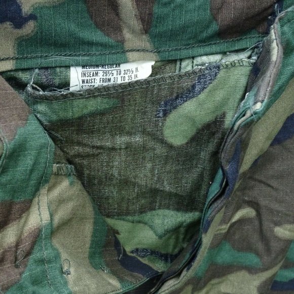 NEW 78' USMC Military Trouser RDF RipStop ERDL Hot Weather Camo Pants Med Reg - Picture 8 of 12